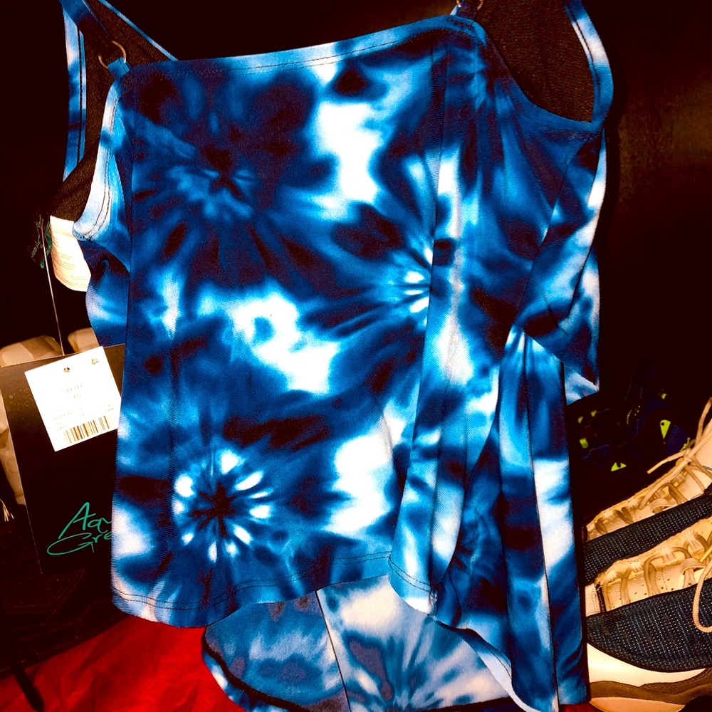 Blue tie dye SMALL